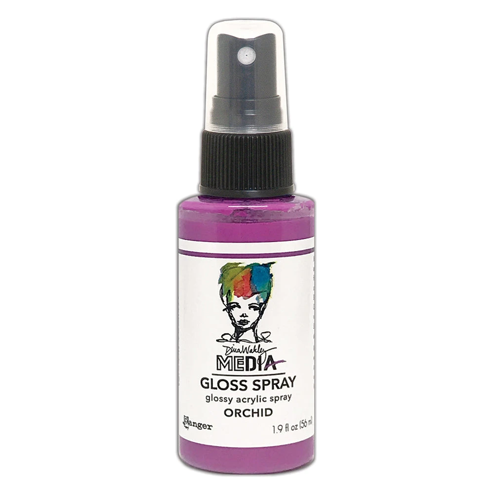 Dina Wakley Ranger Orchid Media Gloss Spray Mdo76506* 3 Dina Wakley Ranger Orchid Media Gloss Spray Mdo76506*