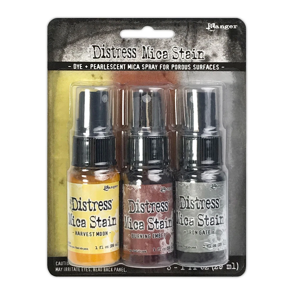 *Tim Holtz Distress Mica Stain Set 3 Ranger Tshk81098 3 *Tim Holtz Distress Mica Stain Set 3 Ranger Tshk81098