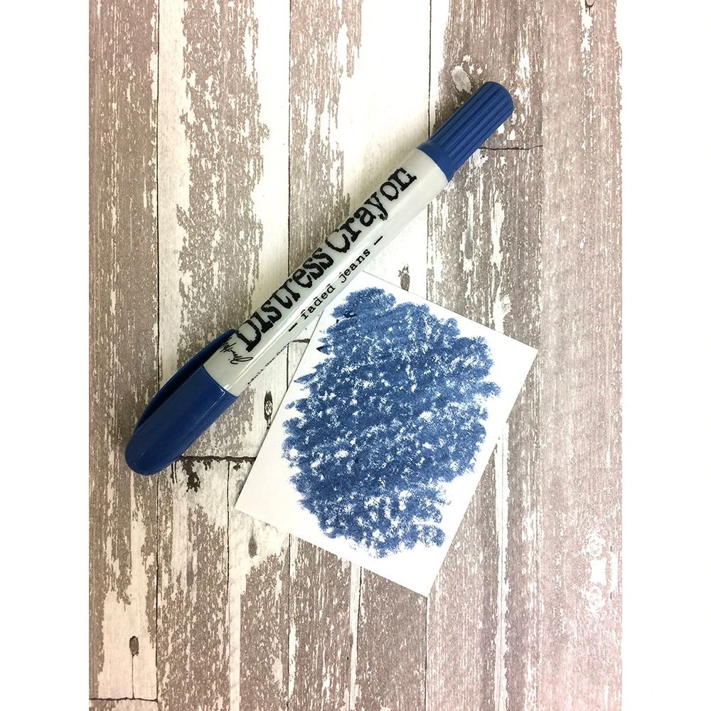 Ranger Tim Holtz Distress Crayon Faded Jeans Tdb52142 4 Ranger Tim Holtz Distress Crayon Faded Jeans Tdb52142 - Image 2