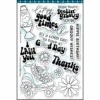 Dare 2B Artzy Good Times Roll Clear Stamp Set 23376 -Simon Says Stamp 23376d2b master