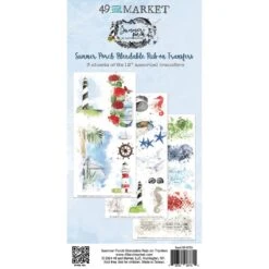 49 And Market Summer Porch Blendable Rub On Transfers Sp-27754