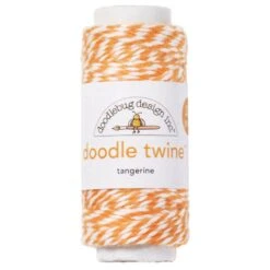 Doodlebug Tangerine Doodle Twine 2989