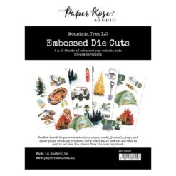 Paper Rose Mountain Trek 1.0 Embossed Die Cuts 29997*