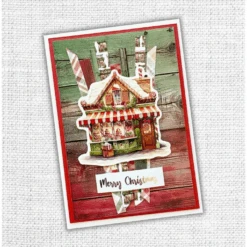 Paper Rose Christmas Shops Embossed Die Cuts 31088 -Simon Says Stamp 31088 1