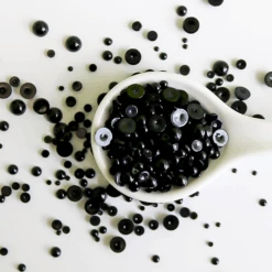 This Calls For Confetti Raven Bead Embellishments