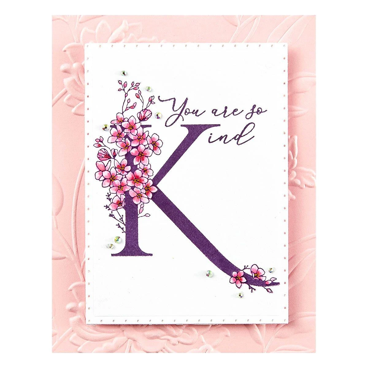 Spellbinders Floral K And Sentiment Press Plates Bp-134* 4 Spellbinders Floral K And Sentiment Press Plates Bp-134* - Image 2