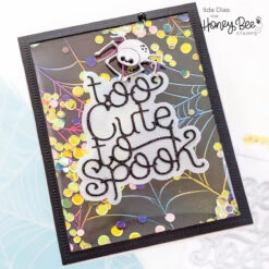Honey Bee Tangled Web 3D Embossing Folder Hbef-020 -Simon Says Stamp 3DTangledWeb LLScaredyCat TooCutetoSpook IldaDias 3