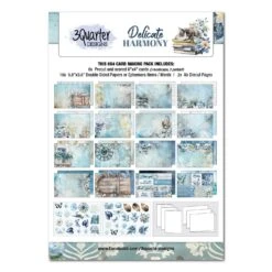 3Quarter Designs Delicate Harmony 6x4 Card Pack 3q-cc-delicateharmony