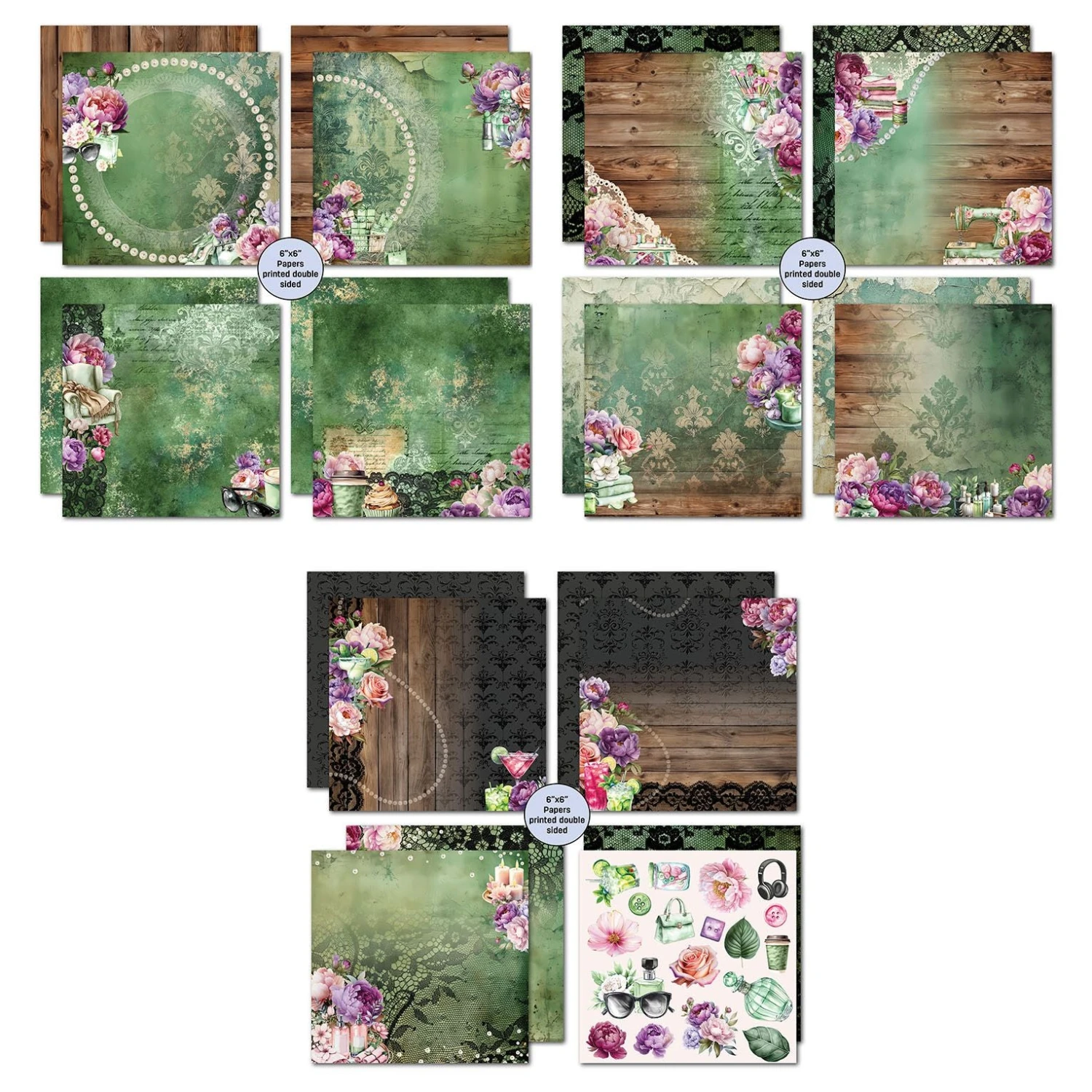 3Quarter Designs Girls Weekend 6x6 Paper Pack 3q-pp6-girlsweekend 4 3Quarter Designs Girls Weekend 6x6 Paper Pack 3q-pp6-girlsweekend - Image 2