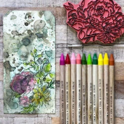 Tim Holtz Distress Watercolor Pencils Bundle Of 73 And Sharpener Ranger -Simon Says Stamp 3 b1311d2e 347e 4675 9e57 b310c44aa493