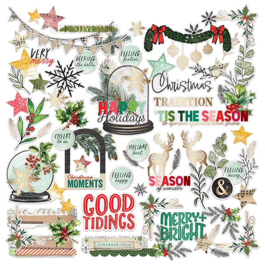 49 And Market Mistletoe And Memories Foiled Die-Cuts Vbm-32710 4 49 And Market Mistletoe And Memories Foiled Die-Cuts Vbm-32710 - Image 2