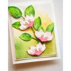 Birch Press Design Peeking Flower And Leaves Contour Layers Dies 57494* -Simon Says Stamp 57494 3