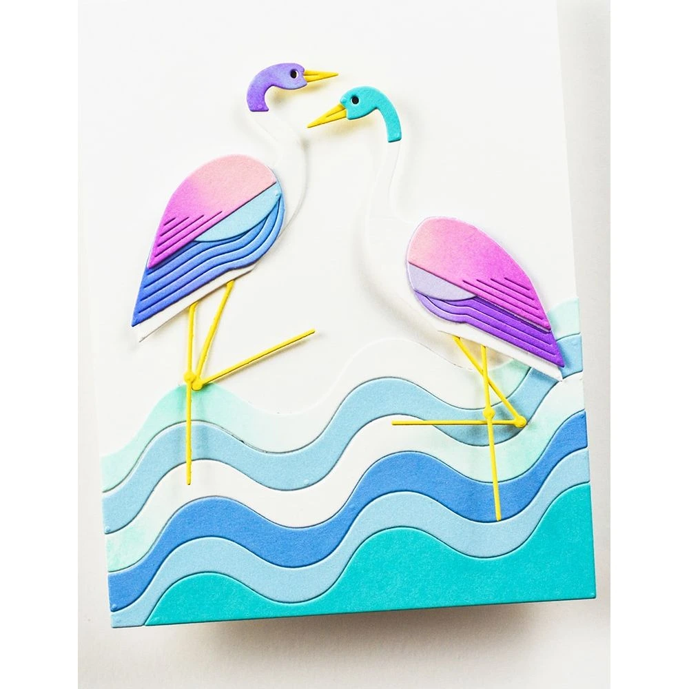 Birch Press Design Block Print Standing Crane Dies 57615 5 Birch Press Design Block Print Standing Crane Dies 57615 - Image 3