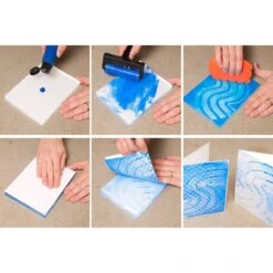 Gelli Arts 5 X 7 Reusable Gel Printing Plate 7 Gelli Arts 5 X 7 Reusable Gel Printing Plate -Simon Says Stamp 5x7DemopaintonplateAmazon