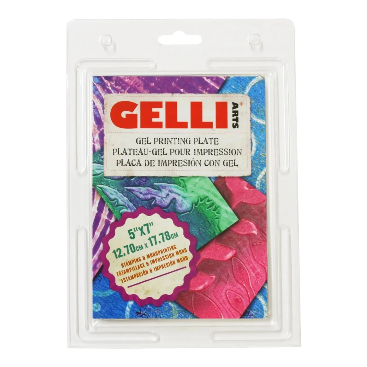Gelli Arts 5 X 7 Reusable Gel Printing Plate 3 Gelli Arts 5 X 7 Reusable Gel Printing Plate