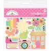 Doodlebug Hello Again Odds And Ends Ephemera Die Cut Shapes 8187* -Simon Says Stamp 613846 o 4