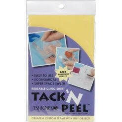 Tsukineko TACK N PEEL Cling Sheet For Stamps TP-000-001