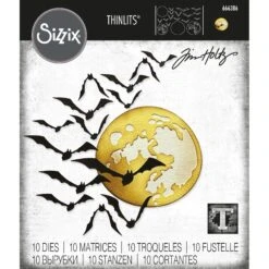 *Tim Holtz Sizzix Moonlight Thinlits Dies 666386