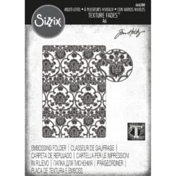 Tim Holtz Sizzix Tapestry ML Texture Fades Embossing Folder 666388