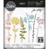 *Tim Holtz Sizzix Vault Wildflowers Thinlits Dies 666565 -Simon Says Stamp 666565 Vault Wildflowers