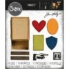 *Tim Holtz Sizzix Vault Matchbox Thinlits Dies 666604 1 *Tim Holtz Sizzix Vault Matchbox Thinlits Dies 666604 -Simon Says Stamp 666604 Vault Matchbox PAC POG