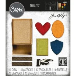 *Tim Holtz Sizzix Vault Matchbox Thinlits Dies 666604