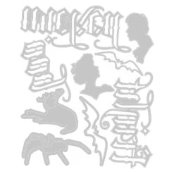 *Tim Holtz Sizzix Vault Gothic Portraits Thinlits Dies 666681 24 *Tim Holtz Sizzix Vault Gothic Portraits Thinlits Dies 666681 -Simon Says Stamp 666681 Vault Gothic Portraits LINE