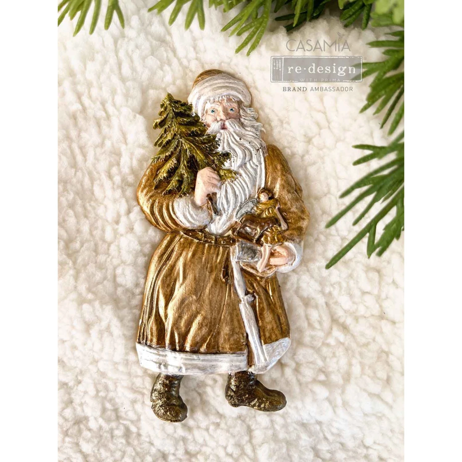 Prima Marketing Holiday Greetings ReDesign Decor Mould 672119 5 Prima Marketing Holiday Greetings ReDesign Decor Mould 672119 - Image 3