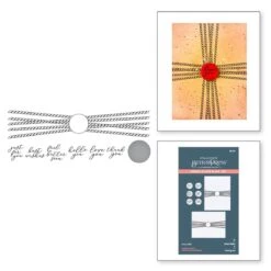 Spellbinders Sealed Cord & Faux Seal Sentiments Press Plate And Die Set Bp-107* -Simon Says Stamp 6ys2hsdQ