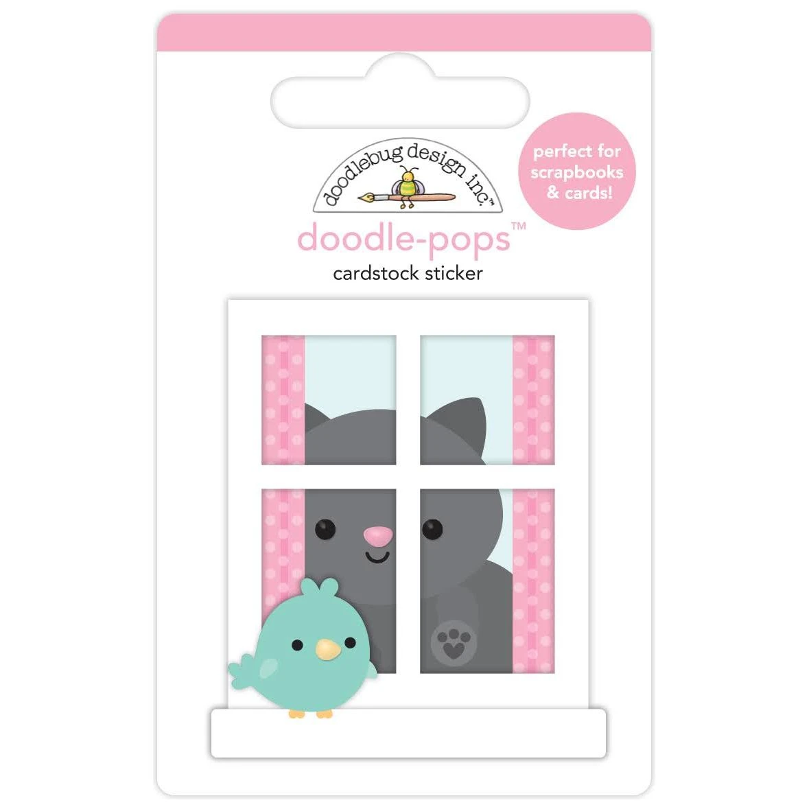 Doodlebug Hello Friend Doodle Pop 3D Sticker 7607 3 Doodlebug Hello Friend Doodle Pop 3D Sticker 7607