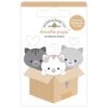 Doodlebug Kitty Litter Doodle Pop 3D Stickers 7612 -Simon Says Stamp 7612kittylitterdoodle pops