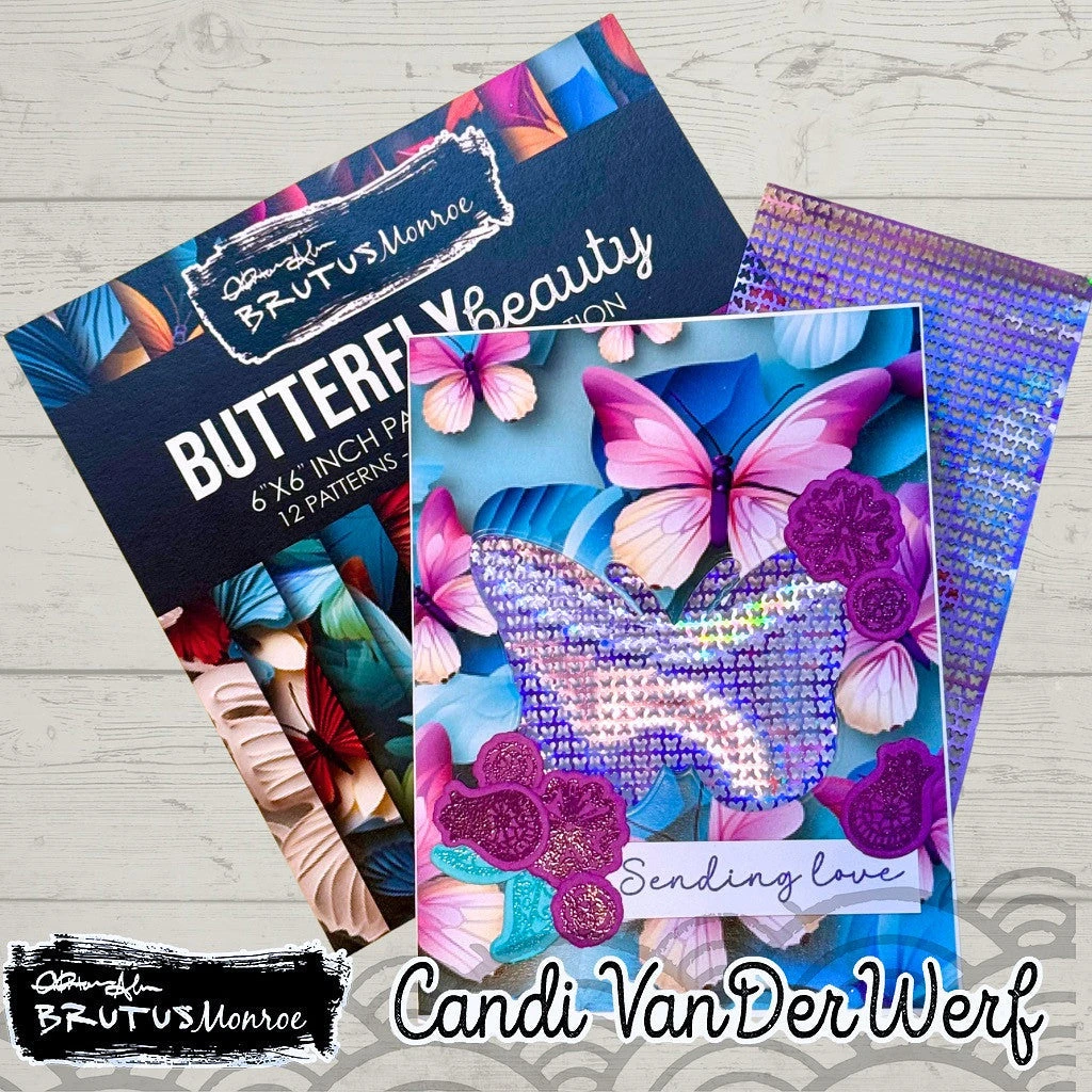 Brutus Monroe Wings Of Lace Stamp & Die Bundle Bru8312* 4 Brutus Monroe Wings Of Lace Stamp & Die Bundle Bru8312* - Image 2