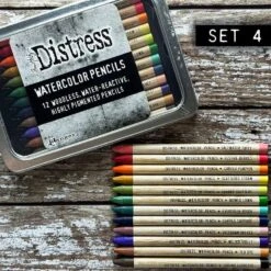 Tim Holtz Distress Watercolor Pencils Sets 4, 5, 6 And Sharpener Bundle Ranger -Simon Says Stamp 7 1871f414 848e 42c7 81a4 09c322c98d26