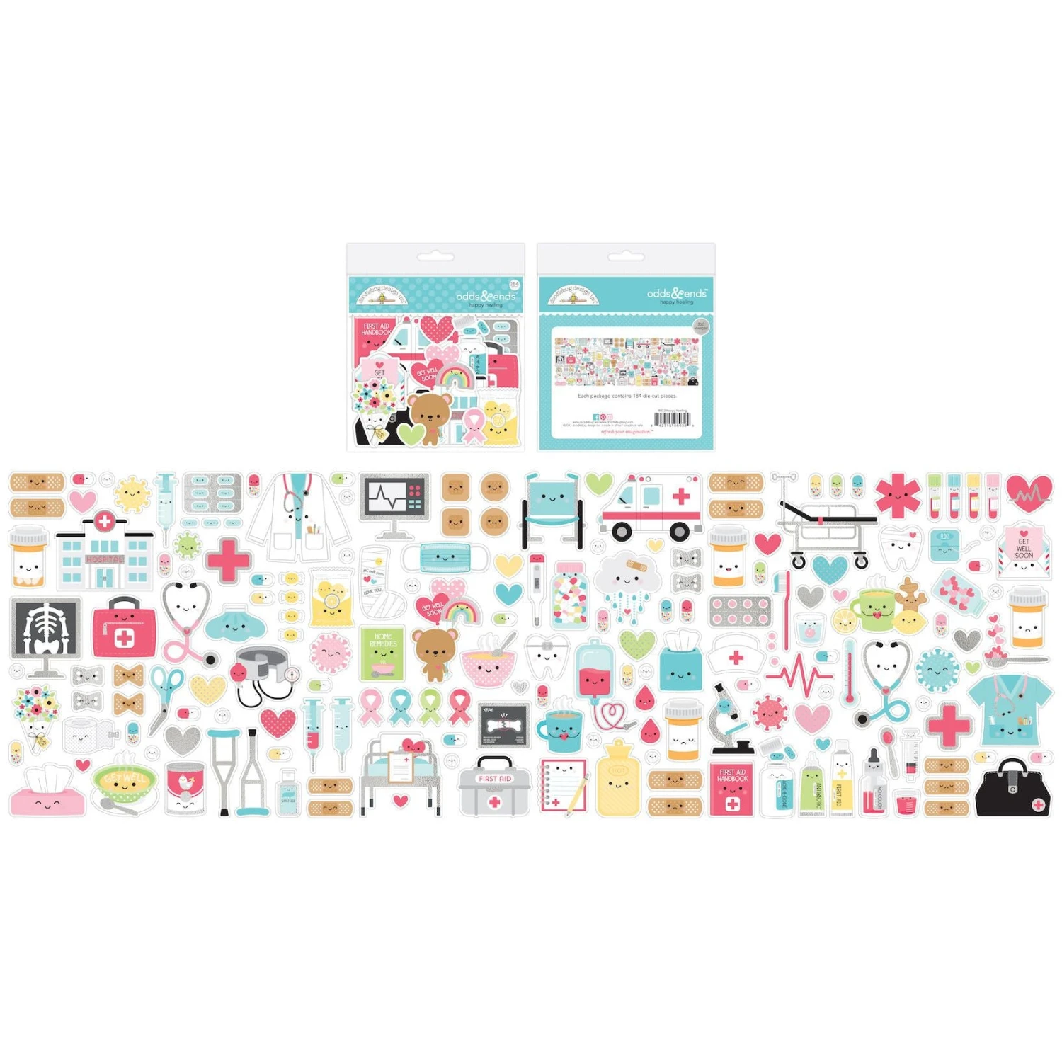 Doodlebug Happy Healing Odds And Ends Ephemera Die Cut Shapes 8032 3 Doodlebug Happy Healing Odds And Ends Ephemera Die Cut Shapes 8032