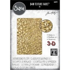 *Tim Holtz Sizzix CRACKLE 3D Embossing Folder 664171