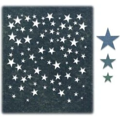 *Tim Holtz Sizzix FALLING STARS Thinlits Dies 664732