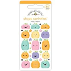 Doodlebug Pretty Pumpkins Shape Sprinkles 8231