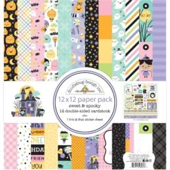 Doodlebug Sweet And Spooky 12x12 Inch Paper Pack 8278