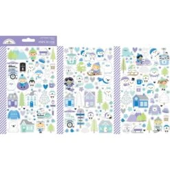 Doodlebug Snow Much Fun Mini Icons Stickers 8358