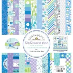 Doodlebug Snow Much Fun 12x12 Inch Paper Pack 8391
