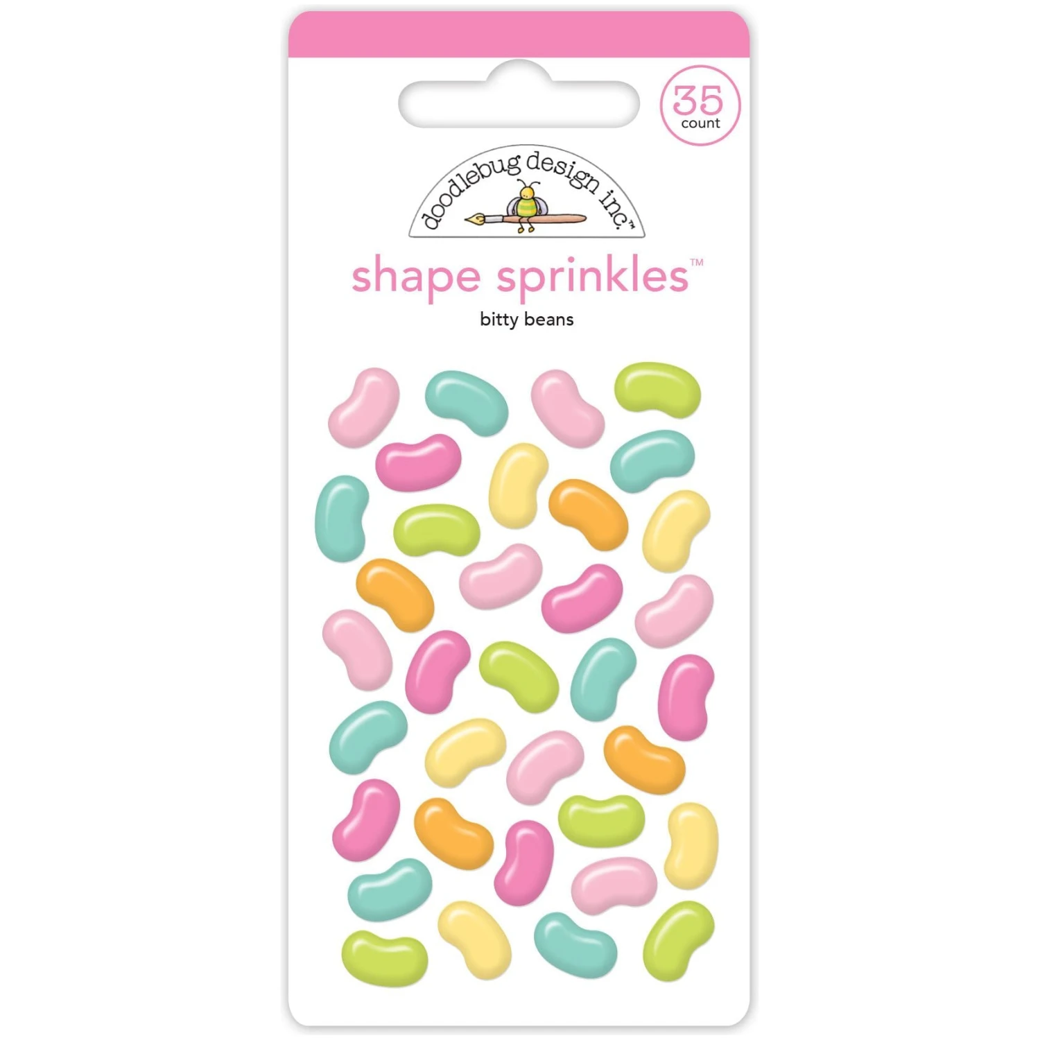 Doodlebug Bitty Beans Shape Sprinkles 8428 3 Doodlebug Bitty Beans Shape Sprinkles 8428