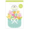 Doodlebug Blooming Basket Shaker-Pops 3D Sticker 8431 -Simon Says Stamp 8431bloomingbasketshaker pops