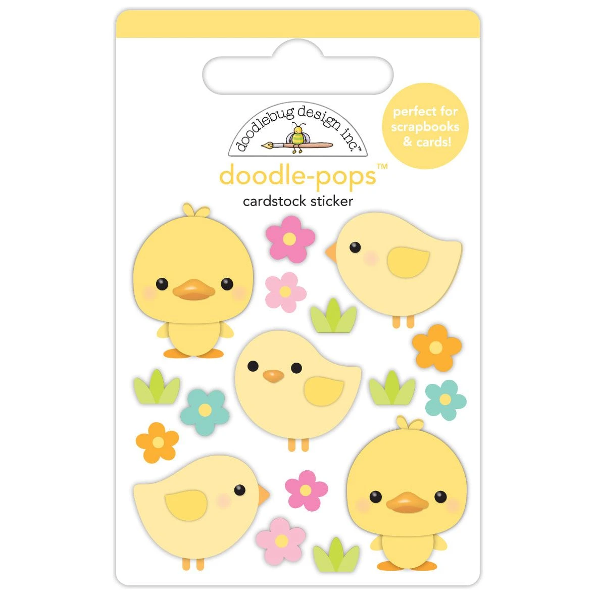 Doodlebug Springtime Peeps Doodle-Pops 3D Stickers 8433* 3 Doodlebug Springtime Peeps Doodle-Pops 3D Stickers 8433*