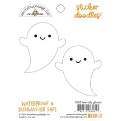Doodlebug Friendly Ghosts Sticker Doodles 8581*