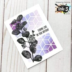 Inkon3 Geometry Garden 6x6 Stencil 89943* -Simon Says Stamp 89943 1