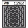 Inkon3 Geometry Garden 6x6 Stencil 89943* -Simon Says Stamp 89943