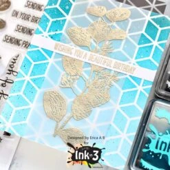 Inkon3 Geometry Garden 6x6 Stencil 89943* -Simon Says Stamp 89943 3