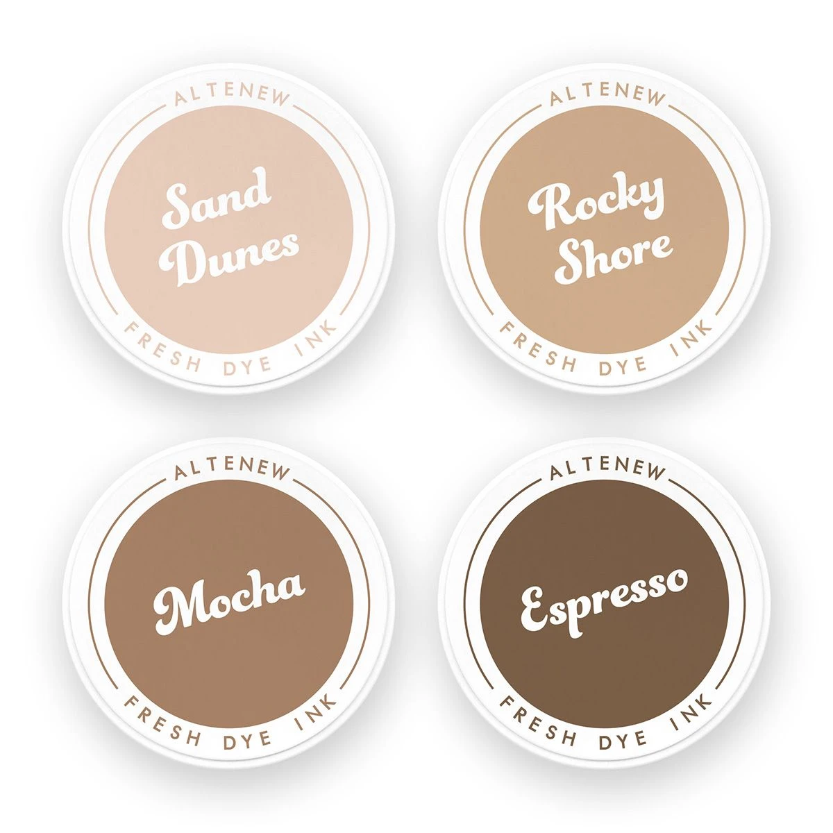 Altenew Coffee Break Fresh Dye Ink Pad Set Alt8283bn 3 Altenew Coffee Break Fresh Dye Ink Pad Set Alt8283bn