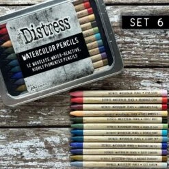 Tim Holtz Distress Watercolor Pencils Sets 4, 5, 6 And Sharpener Bundle Ranger -Simon Says Stamp 9 56bc8b6d 58ca 4553 9b0f 828c9fda3c7b