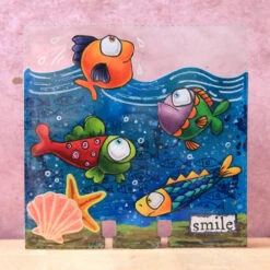 AALL & Create Aqua Adorn Dies 84 -Simon Says Stamp AALL Create Aqua Adorn Dies 84 smile